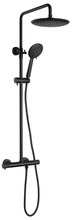 Dušikomplekt Sapho Solaris WD139B, 131 cm, matt must