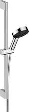 Dušikomplekt Hansgrohe Pulsify Select S 105 3JET Relaxation 24160000, kroom/must