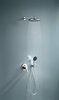 Dušikomplekt Grohe Start 25292000, sisseehitatav, kroom, 250 mm vihmaduši ja 110 mm käsidušiga