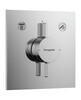 Termostaat Hansgrohe DuoTurn E 75417000, 2 funktsiooni, kroomitud