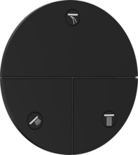 Sisseehitatav 3-suunaline lüliti Hansgrohe ShowerSelect Comfort S 15558670, must matt