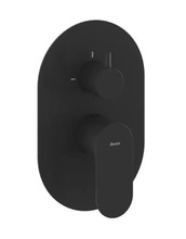 Sisseehitatav segisti Ravak Eleganta X070301, 2 funktsiooni, must matt
