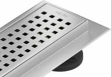 Duširenn Mexen Flat 360 Square 70 cm, chrome