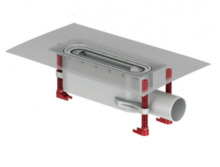 Dušitrap Aco ShowerDrain S+ 90105121, veetaseme kõrgus sifoonis 30 mm, horisontaalne ühendus