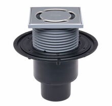 Põrandatrapp H&L HL310NPr, 123 x 123 x 158 mm, DN50/75/110, vertikaalne