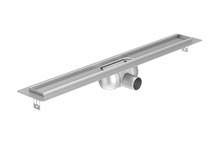 Dušikanal Aco ShowerDrain C 785 x 95 mm, roostevabast terasest sifooniga, H65 mm