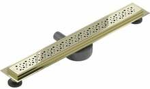 Duši äravool Mexen Flat 360 Dots 90 cm, gold