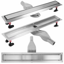 Duši äravoolurenn Rea Neox Superflow 60 cm, brushed steel