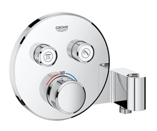 Sisseehitatav termostaatiline dušisegisti Grohe Grohtherm SmartControl 29120000, kroom, integreeritud dušihoidikuga