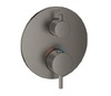 Sisseehitatav termostaatiline dušisegisti Grohe Atrio, brushed hard graphite