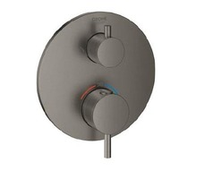 Sisseehitatav termostaatiline dušisegisti Grohe Atrio, brushed hard graphite