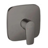 Dušisegisti Hansgrohe Talis E 71765340, must kroom, harjatud