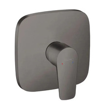 Dušisegisti Hansgrohe Talis E 71765340, must kroom, harjatud