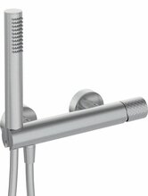 Dušikomplekt Deante Silia Hexa BHSF41M, kroom, harjatud teras