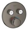 Sisseehitatav termostaatiline dušisegisti Grohe Grohtherm SmartControl 29119AL0, brushed hard graphite