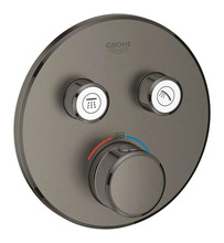 Sisseehitatav termostaatiline dušisegisti Grohe Grohtherm SmartControl 29119AL0, brushed hard graphite