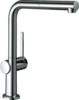Köögisegisti Hansgrohe Talis M54 72845000, väljatõmmatava voolikuga, kroom