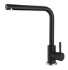 Valamu segisti Aquasanita Budget Forte 5553E2-601, must metallik
