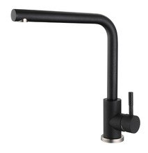 Valamu segisti Aquasanita Budget Forte 5553E2-601, must metallik