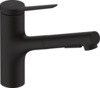 Köögisegisti Hansgrohe Zesis M33 74800670, väljatõmmatava voolikuga, must matt