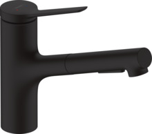 Köögisegisti Hansgrohe Zesis M33 74800670, väljatõmmatava voolikuga, must matt