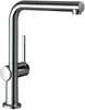 Köögisegisti Hansgrohe Talis M54 72808000, väljatõmmatava voolikuga, kroom