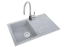 Valamu ja segisti komplekt Ferro DRGM48/78GA-SET1, 48x78 cm, hall