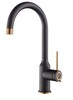 Segisti Aquasanita Helika Vide 5023, must, vask PVD 601C