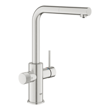 Köögisegisti Grohe Blue Pure Minta 30590DC0, väljatõmmatava tila ja filtriga, roostevaba teras
