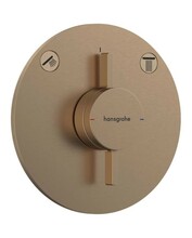 Peidetud segisti Hansgrohe DuoTurn E 75418140, harjatud pronks