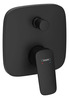 Peidetud vannisegisti Hansgrohe Logis 71407670, must matt