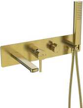 Peidetud vannisegisti Laveo Pola, Brushed Gold