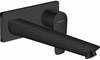Seinapealne valamu segisti Hansgrohe Talis E, 225 mm, must matt