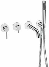 Peidetud vannisegisti Besco Veo 4-Points Faucet, kroom