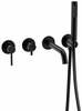 Vannisegisti Besco Veo 4-Points Faucet, must matt