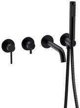 Vannisegisti Besco Veo 4-Points Faucet, must matt