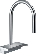 Köögisegisti Hansgrohe Aquno Select M81 73831000, kroom, väljatõmmatava dušiga 3jet sBox