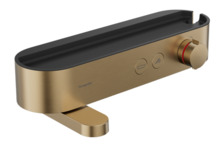 Termostaatiline vannisegisti Hansgrohe ShowerTablet 400 24340140, harjatud pronks