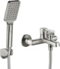 Vannisegisti Laveo Alita dušikomplektiga, Brushed nickel