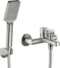 Vannisegisti Laveo Alita dušikomplektiga, Brushed nickel