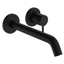 Valamu segisti Hansgrohe Tecturis S 73351670, must matt