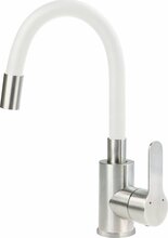 Valamusegisti Deante Lupo BLU W240, valge/teras