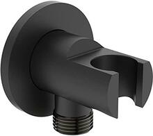 Dušivooliku ühendusnurk Ideal Standard BC807XG, must matt