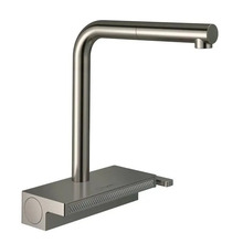 Köögisegisti Hansgrohe Aquno Select M81 73836800, väljatõmmatava voolikuga, roostevaba teras