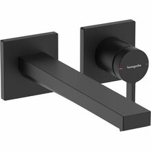 Peidetud kraanikausisegisti Hansgrohe Tecturis E 73051670, must matt