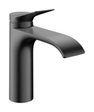 Valamusegisti Hansgrohe Vivenis 75023340, must kroom, koos põhjaklapiga