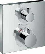 Seinapealne termostaatsegisti Hansgrohe Ecostat Square 15714000, kroom