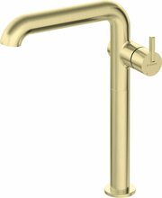 Valamusegisti Deante Silia Tall BQS R24K, kuldne, ristkülikukujulise tila