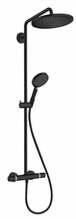 Dušisüsteem Hansgrohe Croma Select S 280, must matt