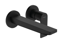 Valamusegisti Hansgrohe Rebris E 72568670, must matt, seinale paigaldatav, tila 20 cm